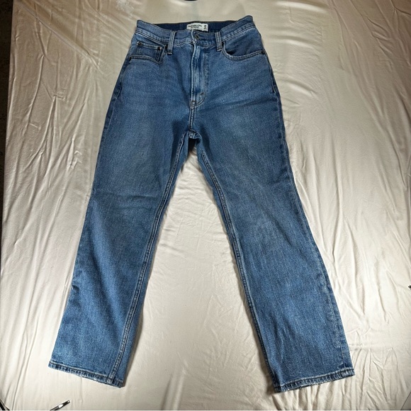 Abercrombie and Fitch jeans ankle straight ultra high rise size 26 short 2 short - Picture 3 of 9